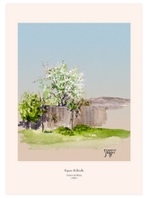 Egon Schiele Ağaçlı Bahçe - Art Print